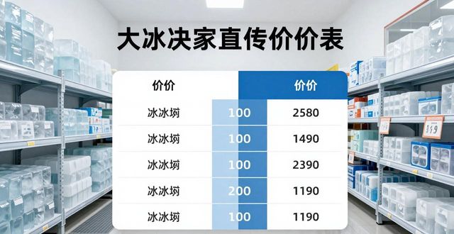 大冰块批发厂家怎么选？海口直供渠道靠谱吗